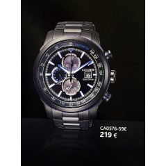 CA0576-59E - Reloj Citizen acero negro Eco Drive. Cronografo