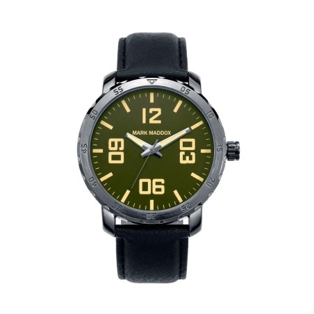 HC6011-64 - Reloj Mark Maddox de Hombre. Modelo HC6011-64. Correa de piel de color negro. Esfera redonda. 