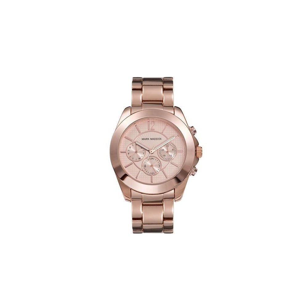 MM3005-95. - Reloj Mark Maddox de Mujer. Esfera redonda de color salmon 