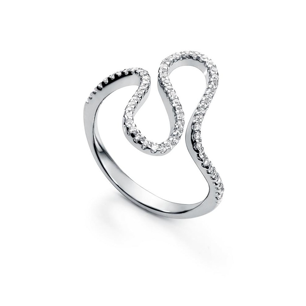 7041A014-30 - Anillo Viceroy Jewels de plata y circonitas para mujer.