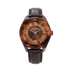 MC3003-45 - Reloj Mark Maddox de Mujer. Esfera redonda de color marron cho