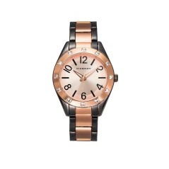 40790-45 - Reloj Viceroy de Mujer. Brazalete de acero ip rosa e ip Gun. Esfera redonda de color salmon.  