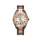 40790-45 - Reloj Viceroy de Mujer. Brazalete de acero ip rosa e ip Gun. Esfera redonda de color salmon.  