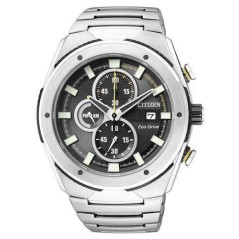 CA0155-57E - Reloj CITIZEN coleccion RACING 155. Eco Drive. Cronografo. Acero