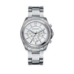 MM3005-05. - Reloj Mark Maddox de Mujer. Esfera redonda de color blanco 