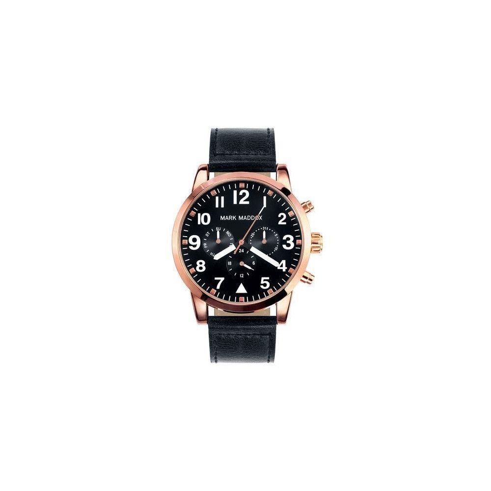 HC3004-54 - Reloj de Hombre. Esfera redonda de color negro 