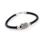 5045P01010 - Pulsera Viceroy Fashion para hombre en piel, acero y esmalte.