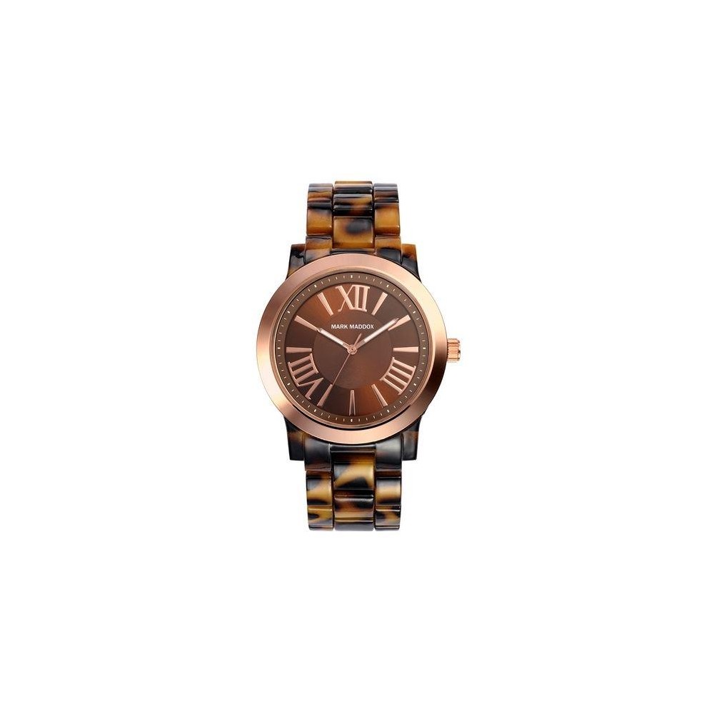 MP6001-93 - Reloj Mark Maddox de Mujer. Esfera redonda de color marron 