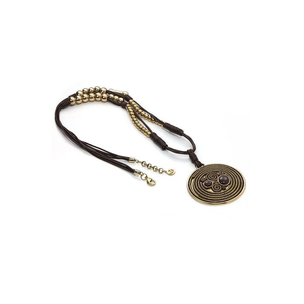 3048C09011 - Colgante de Viceroy Fashion en metal chapado oro para mujer. Largo 80 ctm.