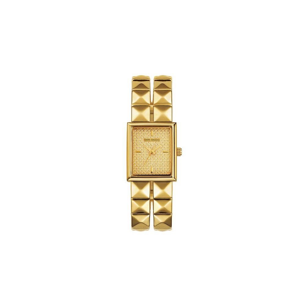 MF0002-97 - Reloj Mark Maddox de Mujer. Esfera Rectangular de color dorado