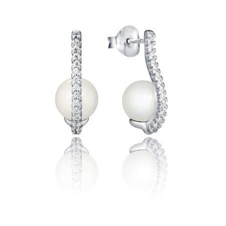 7102E000-60 - Pendientes Viceroy Jewels de palta de ley con circonita y perla para mujer