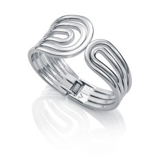 3200P01000 - Brazalete de metal rodiado mujer