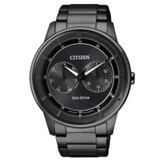 BU4005-56H - Reloj Citizen Eco Drive. Multifuncion. Acero pavonado negro.