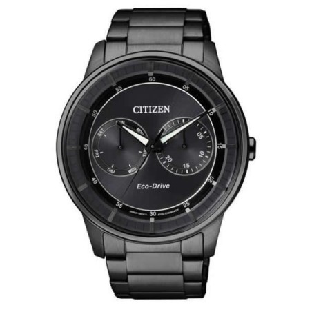 BU4005-56H - Reloj Citizen Eco Drive. Multifuncion. Acero pavonado negro.