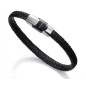 6097P09010 - Pulsera Viceroy Fashion de acero bicolor e ip negro para hombre. Correa negra