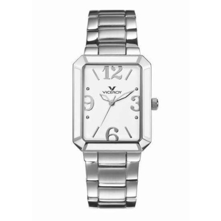 47618-05 - Reloj Viceroy de Mujer. Esfera Rectangular de color blanco 