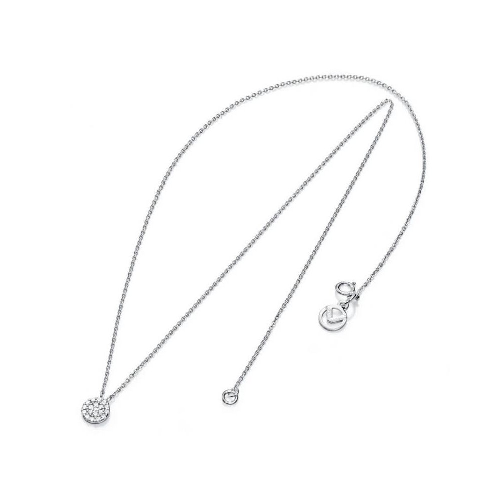 7054C000-30 - Collar de plata y circonitas para mujer