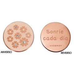 VMC0005-09 - Medallón de Viceroy en acero e ip rosa para mujer.  VMC0005-09