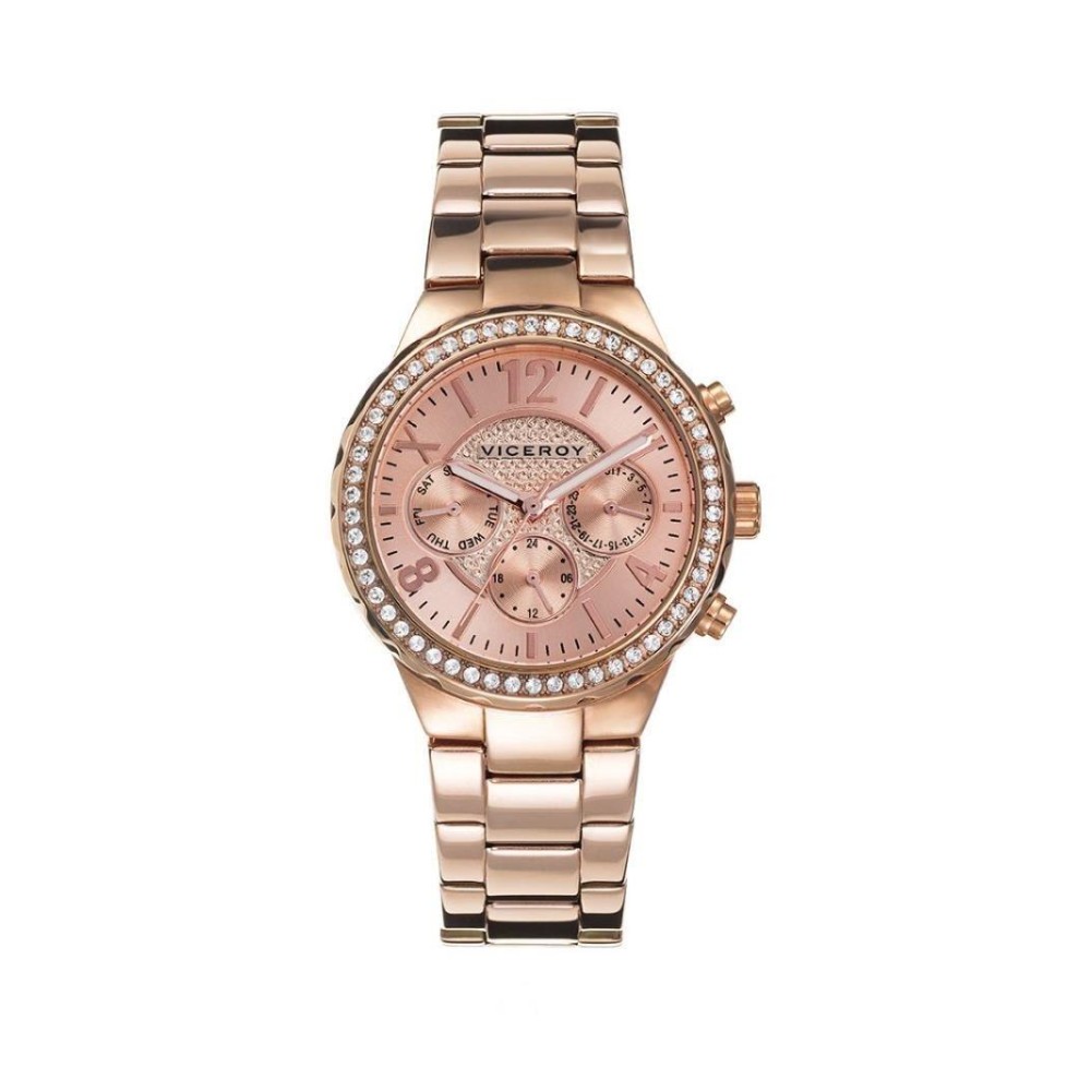 432232-93 - Reloj Viceroy de Mujer. Brazalete de acero e Ip rosa. Esfera redonda de color co