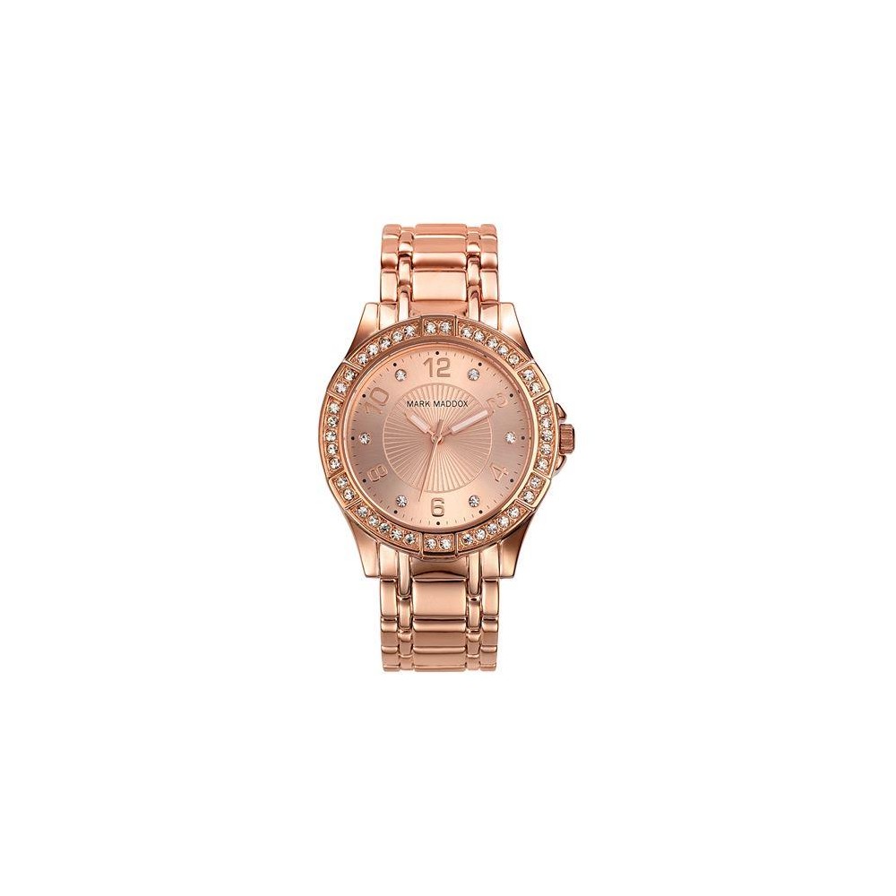 MM0004-99 - Reloj Mark Maddox de Mujer.  Esfera redonda de color cobre 