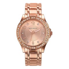 MM0004-99 - Reloj Mark Maddox de Mujer.  Esfera redonda de color cobre 