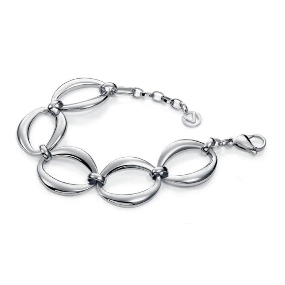 6362P01000 - Pulsera de acero con anillas para mujer