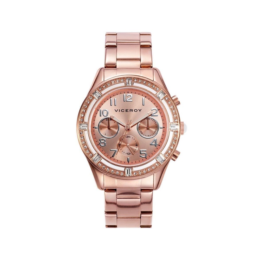 40810-95 - Reloj Viceroy de Mujer.  Brazalete de acero e Ip rosa. 40810-95