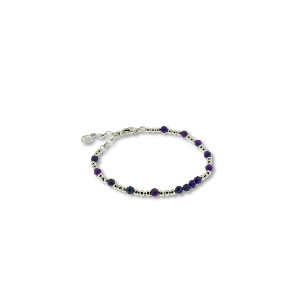 9001P01017 - Pulsera Viceroy Fashion de metal y agata morada para mujer