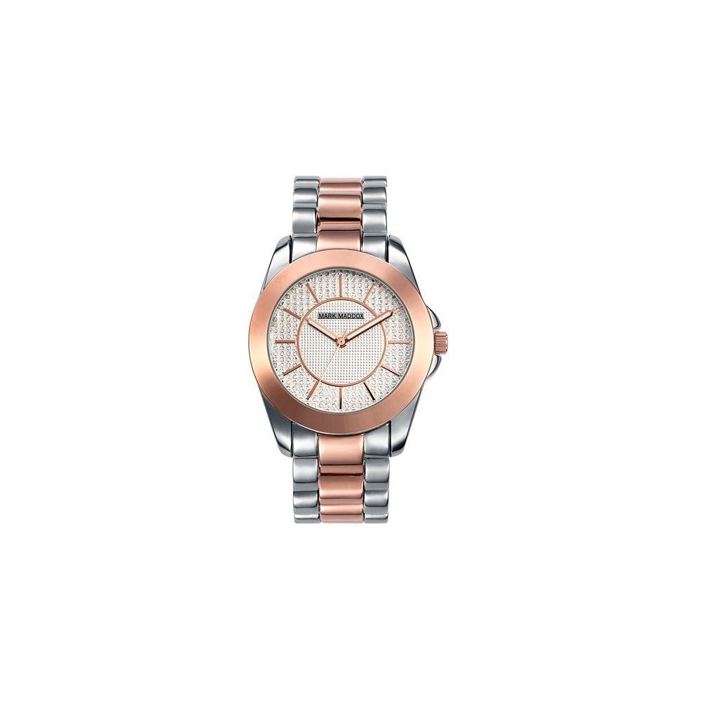 MM3012-97 - Reloj Mark Maddox de Mujer. Esfera redonda de color plateado 