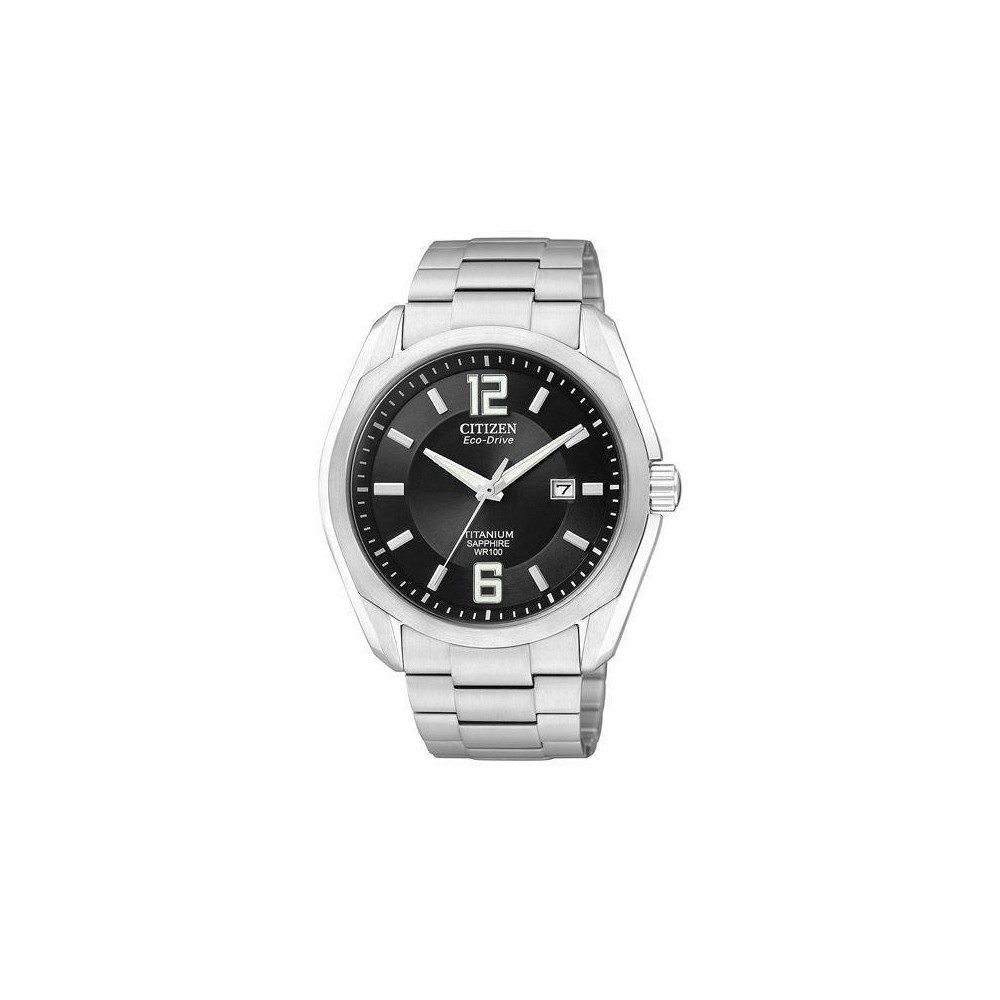 BM7080-54E - Reloj Citizen Super Titanium TI+IP Caballero Eco Drive 708. Cronografo 60 minuto