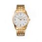 46591-95 - Reloj Viceroy de Hombre.  brazalete dorado. Esfera redonda de color blanco. 