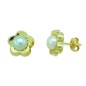 RR-4119 - Pendientes de oro amarillo con perla