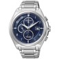 CA0350-51L - Reloj Citizen Super Titanium TI+IP Crono Eco Drive 035. Esfera azul. Cristal zaf