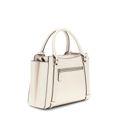 HWVG9493060-BON - Bolso de mano Guess Daryna Satchel en color hueso