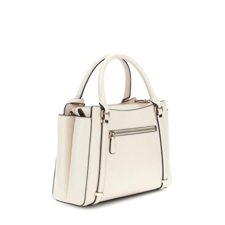 HWVG9493060-BON - Bolso de mano Guess Daryna Satchel en color hueso