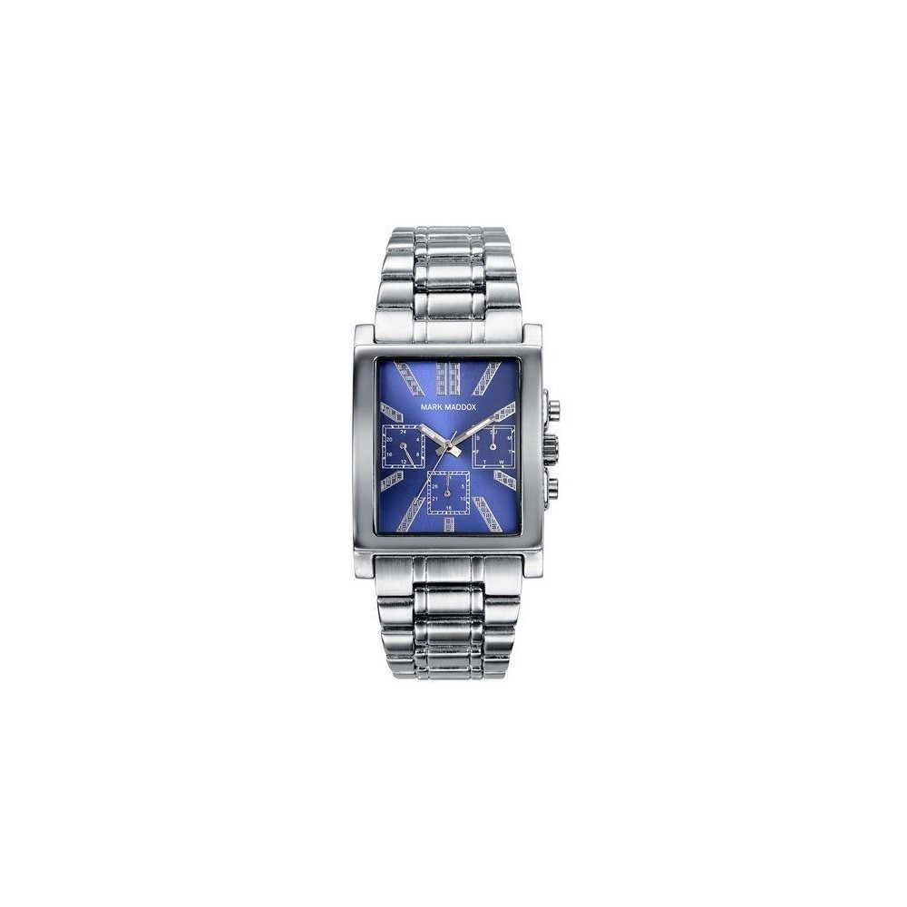 HM0002-37 - Reloj Mark Maddox de Hombre. Esfera Rectangular de color azul 