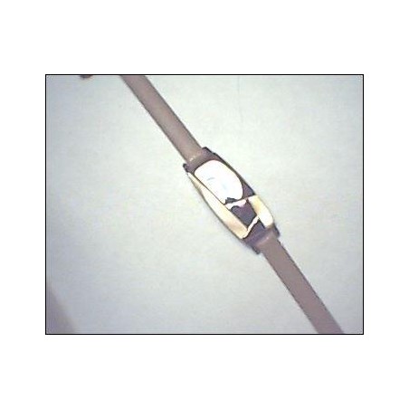 129379 - PULSERA ACERO SRA. BEIGE