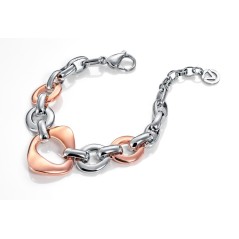 6393P09019 - Pulsera de acero e ip rosa