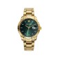 MM0014-67 - Reloj Mark Maddox de Mujer. brazalete de metal dorado. Esfera redonda de color verde. 