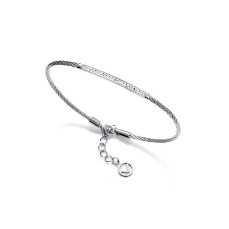 75080P01000 - Pulsera Viceroy Fashion cable de acero y circonitas para mujer