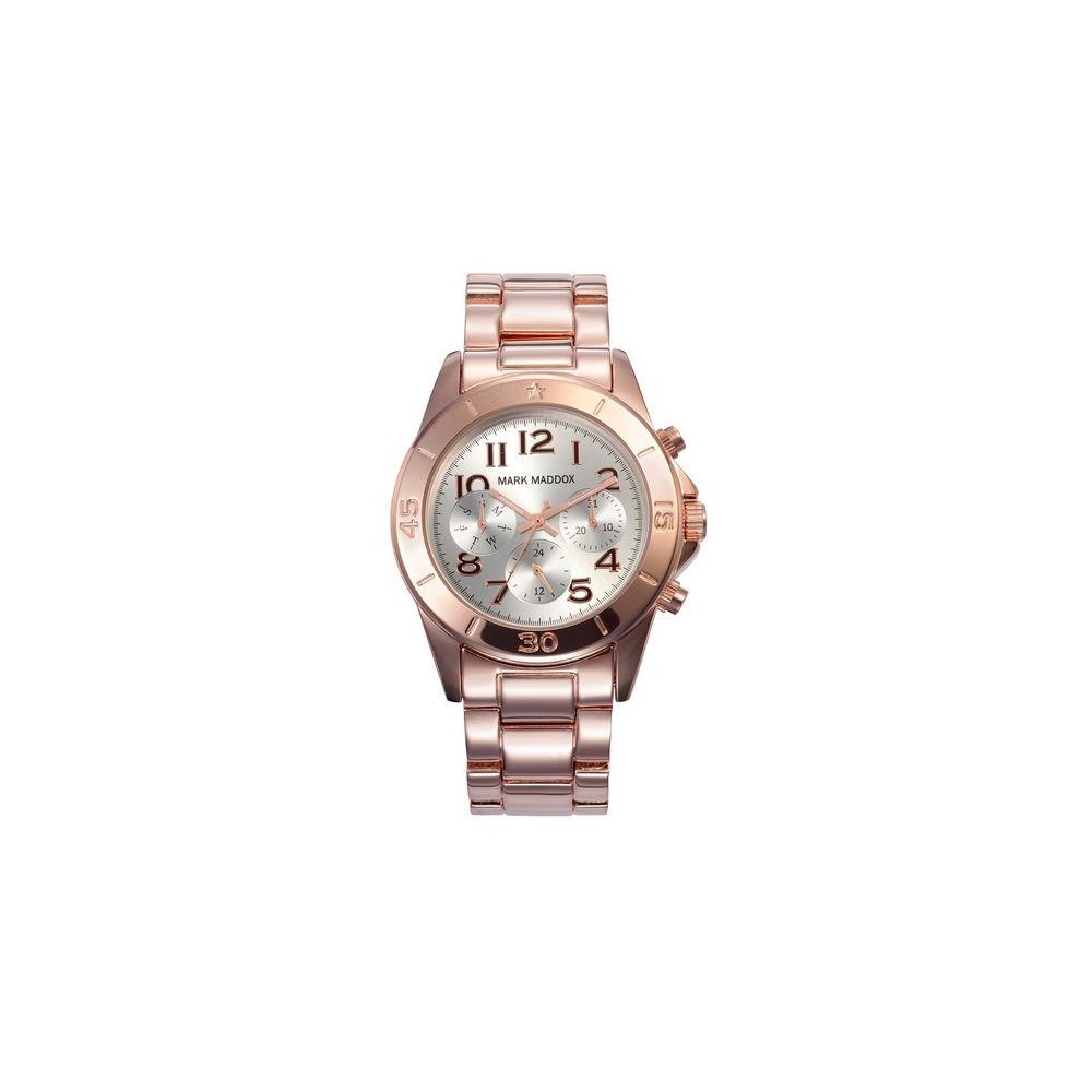 MM3006-05 - Reloj Mark Maddox de Mujer. Esfera redonda de color plateado 