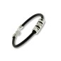 5065P01010 - Pulsera Viceroy Fashion para hombre de acero y piel