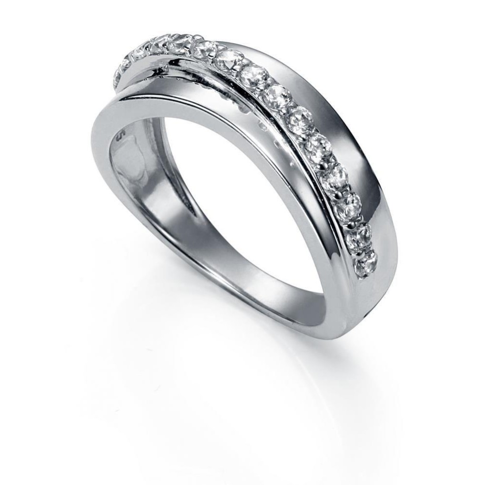 7014A014-30 - Anillo Viceroy Jewels de plata de ley con circonitas para mujer. Talla 15. 