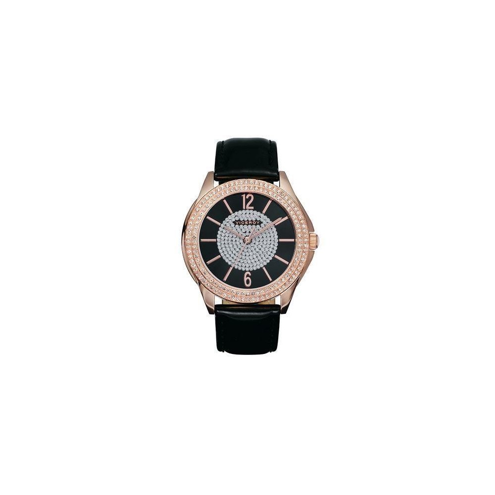 46854-95 - Reloj Viceroy de Mujer. Esfera redonda de color negro 