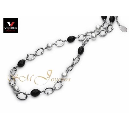 5012C01010 - Collar Viceroy Fashion acero mujer Jesels colección Moon Pearls