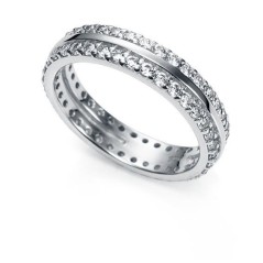 7013A014-30 - Anillo de plata y circonitas de Viceroy Jewels para mujer. Talla 14.