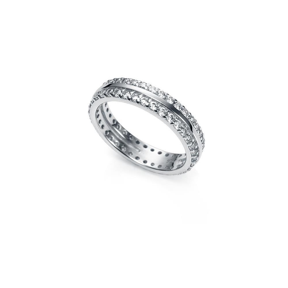 7013A014-30 - Anillo de plata y circonitas de Viceroy Jewels para mujer. Talla 14.