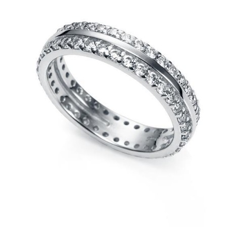 7013A014-30 - Anillo de plata y circonitas de Viceroy Jewels para mujer. Talla 14.