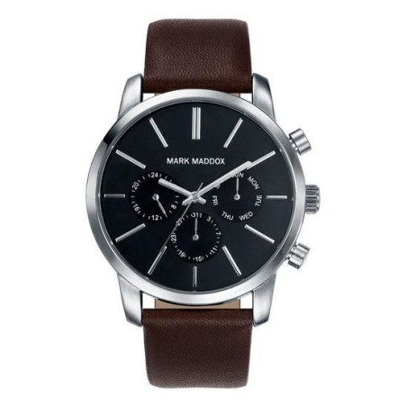 HC0002-57 - Reloj Mark Maddox de Hombre. Esfera redonda de color negro 