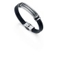 6335P09010 - Pulsera Viceroy Fashion de acero, caucho e ip negro para hombre